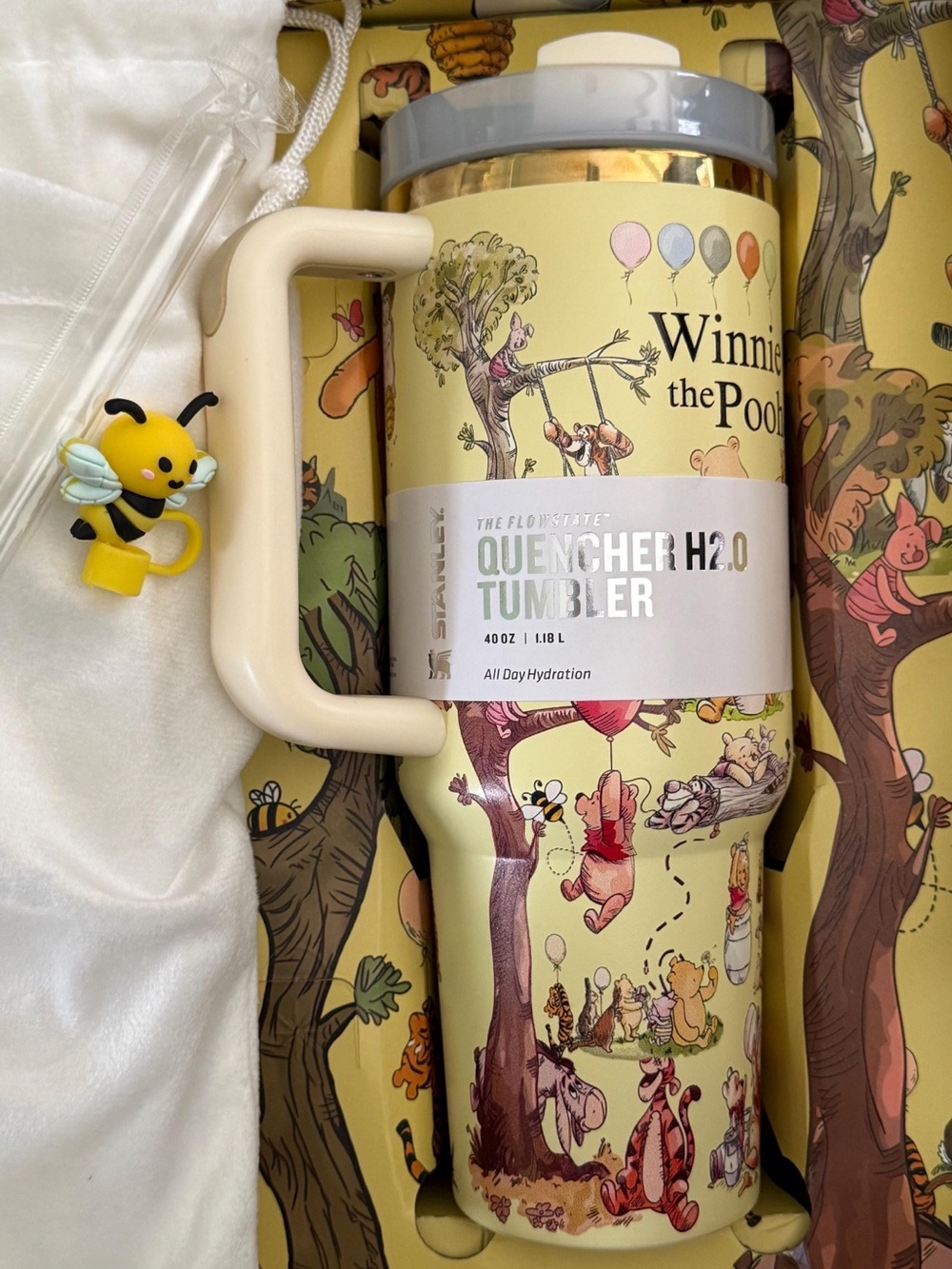 Stanley Cream Winnie the Pooh Pastel Characters Travel Mug